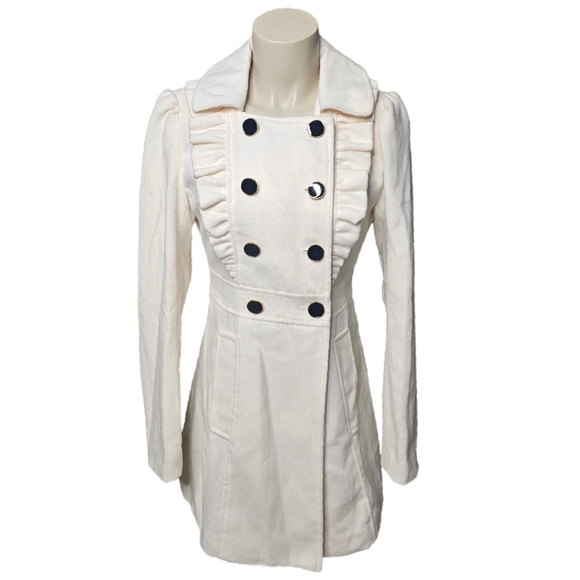 VENUS Jackets & Blazers - Venus cream pea coat. Size S